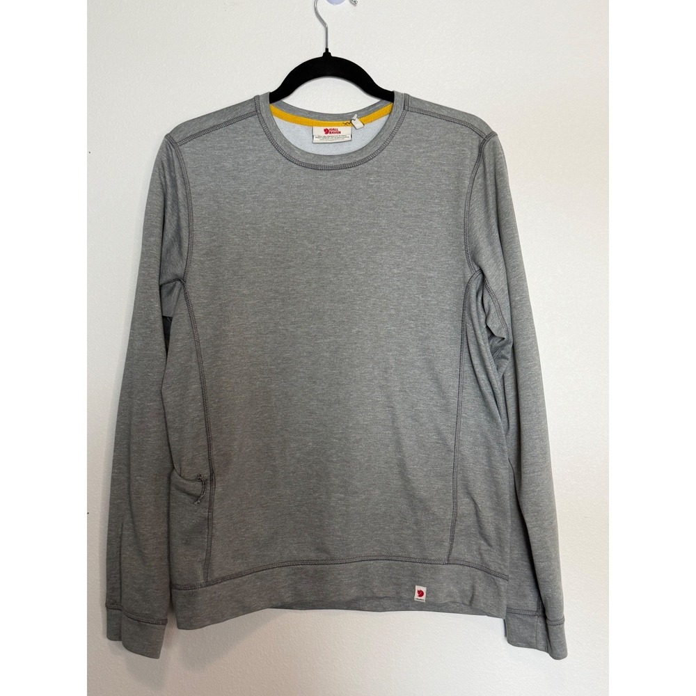 Fjallraven Men's Grey High‎ Coast Lite Sweater Technical Pullover Sz S